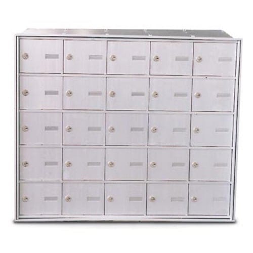 CAD Drawings American Postal Manufacturing Co. Rear Loading 25-Door Horizontal Mailbox